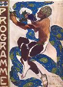 Leon Bakst in the ballet Afternoon of a Faun 1912 France oil painting artist
